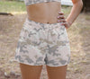 Pink Camo Women's Athletic  Shorts